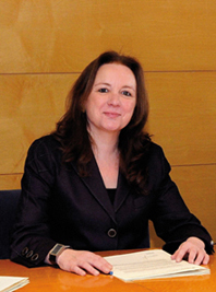 M. Rosa Remolà. Presidenta del Col·legi d'Aparelladors, Arquitectes Tècnics i Enginyers d'Edificació de Barcelona